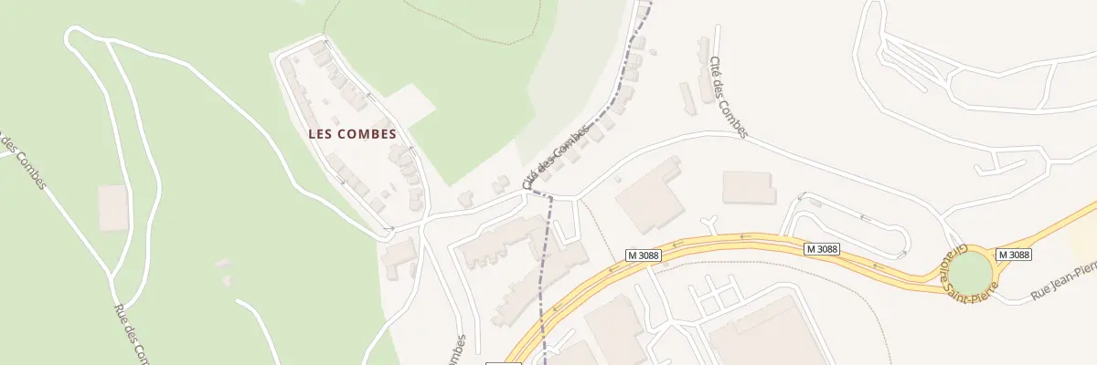 Plan du 42 Cité des Combes à La Ricamarie