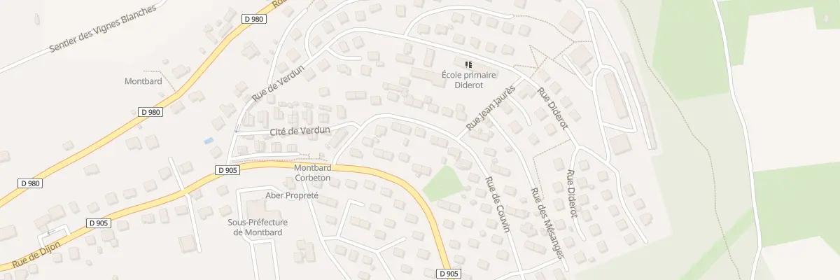 Plan du 12 Rue de Couvin à Montbard