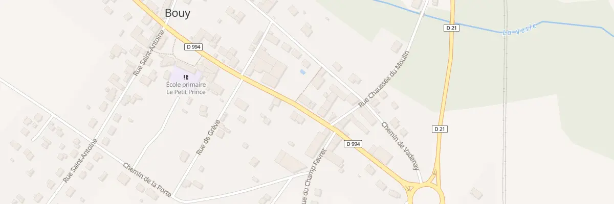 Plan du 6 Rue Haute à Bouy