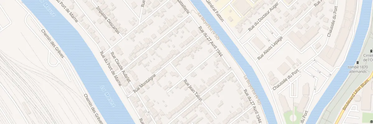 Plan du 22 Rue Montaigne à Châlons-en-Champagne