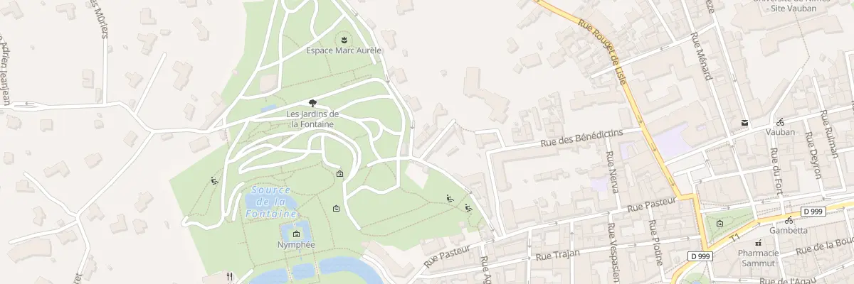 Plan du 24 Rue des Bénédictins à Nîmes