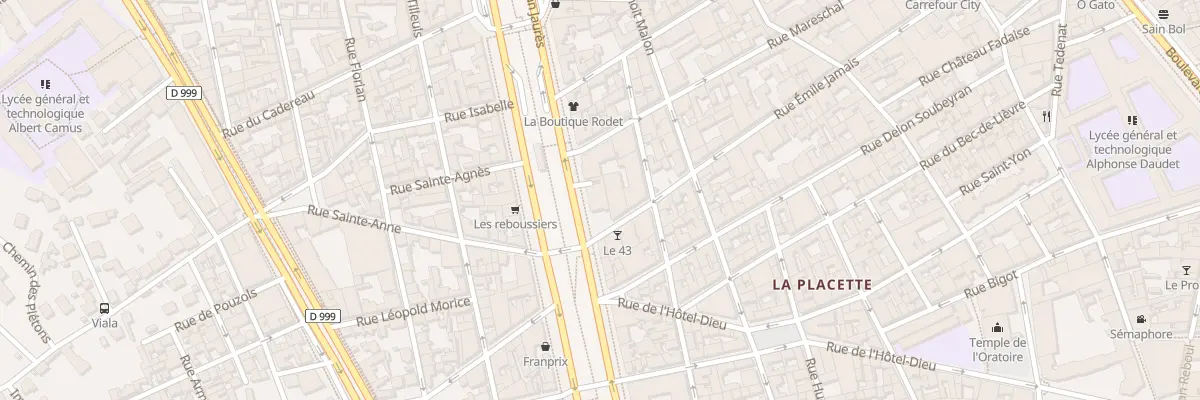 Plan du 23B Av Jean-Jaurès à Nîmes