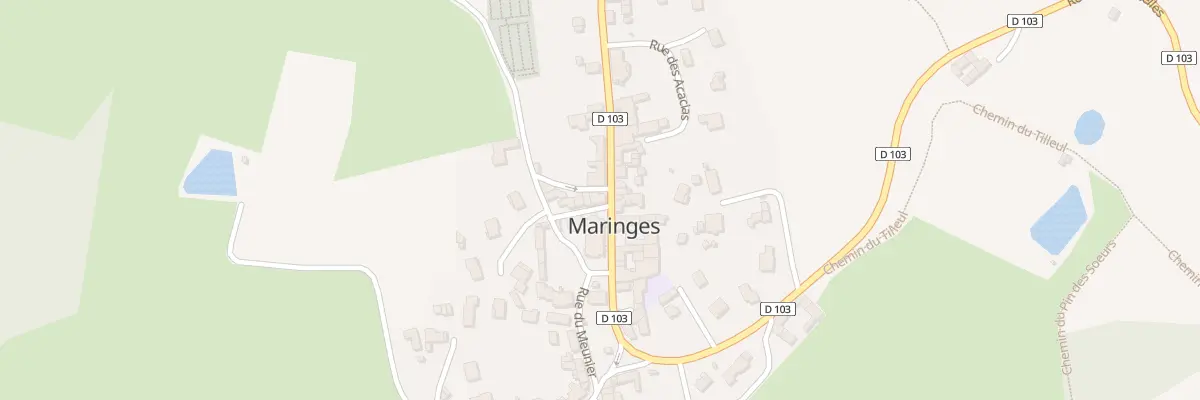 Plan du 12 Rue du Menuisier à Maringes