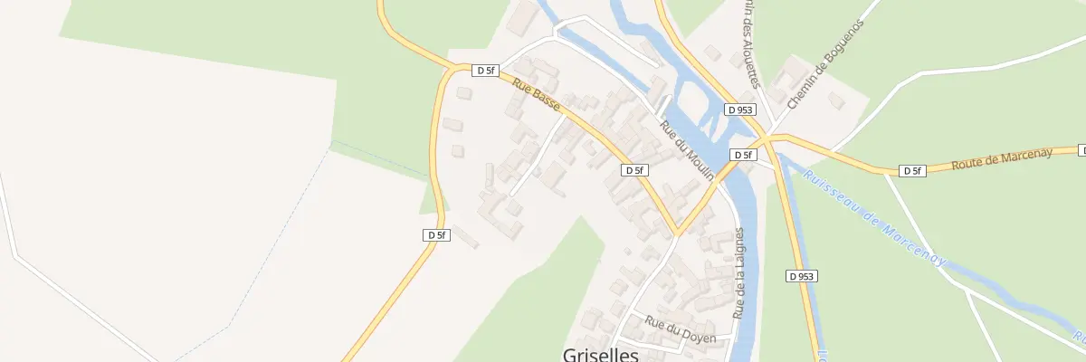 Plan du 1 Rle Valentin Serbource à Griselles