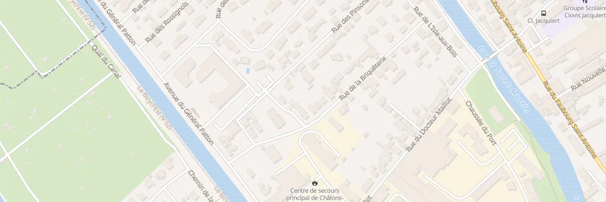 Plan du 30 Rue de la Briqueterie à Châlons-en-Champagne