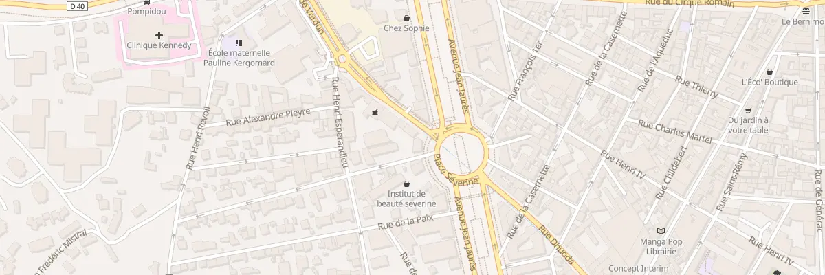 Plan du 26 Rue de Verdun à Nîmes