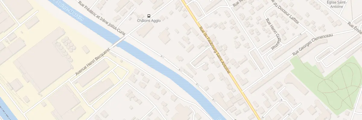 Plan du 85T Rue du Fbg Saint Antoine à Châlons-en-Champagne