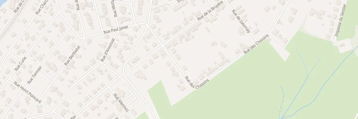 Plan du 9 Rue des Chassins à Montceau-les-Mines