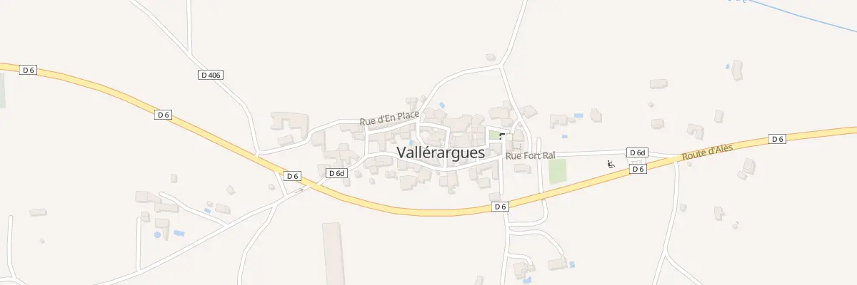 Plan du 1 Rue de l’Arc du Four à Vallérargues