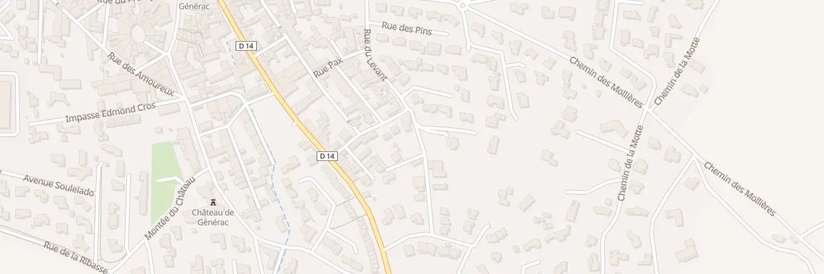 Plan du 12 Rue du Puech Cocon à Générac