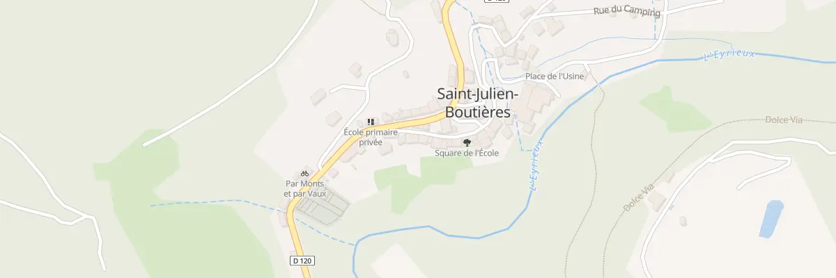 Plan du 5255 Le Village St Julien à Saint-Julien-d’Intres