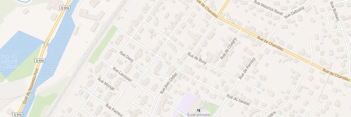 Plan du 18 Rue Jean Didier à Montceau-les-Mines