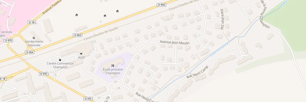Plan du 12 Av Jean Moulin à Courcelles-lès-Semur