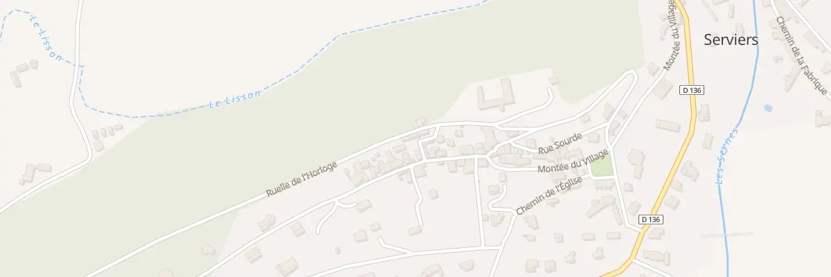 Plan du 2 Rle de l’Horloge à Serviers-et-Labaume