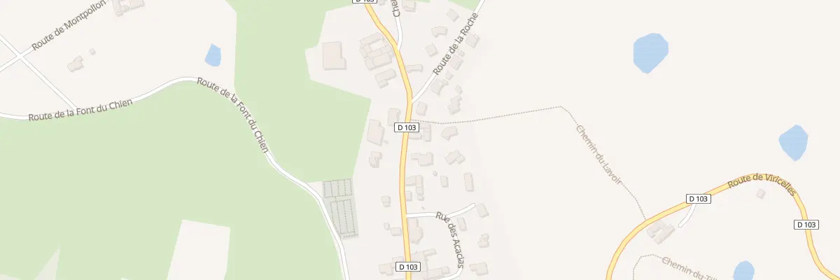 Plan du 322 Rte de Virigneux à Maringes