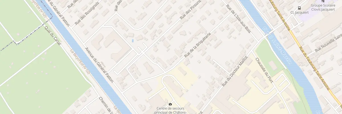 Plan du 26 Rue de la Briqueterie à Châlons-en-Champagne