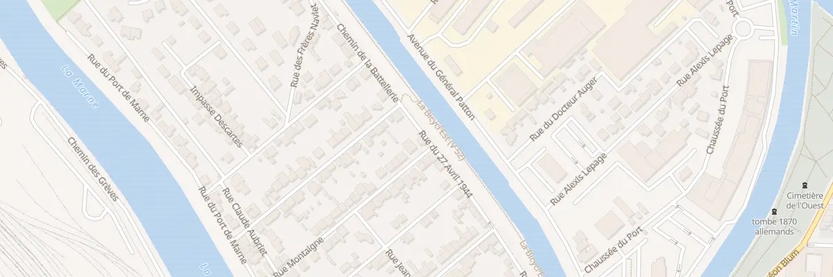 Plan du 45 Rue Montaigne à Châlons-en-Champagne
