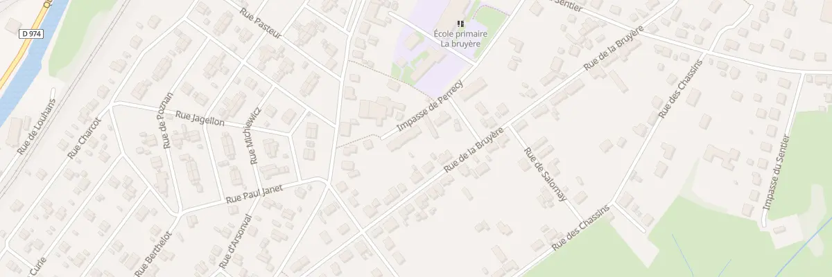 Plan du 15 Imp de Perrecy à Montceau-les-Mines