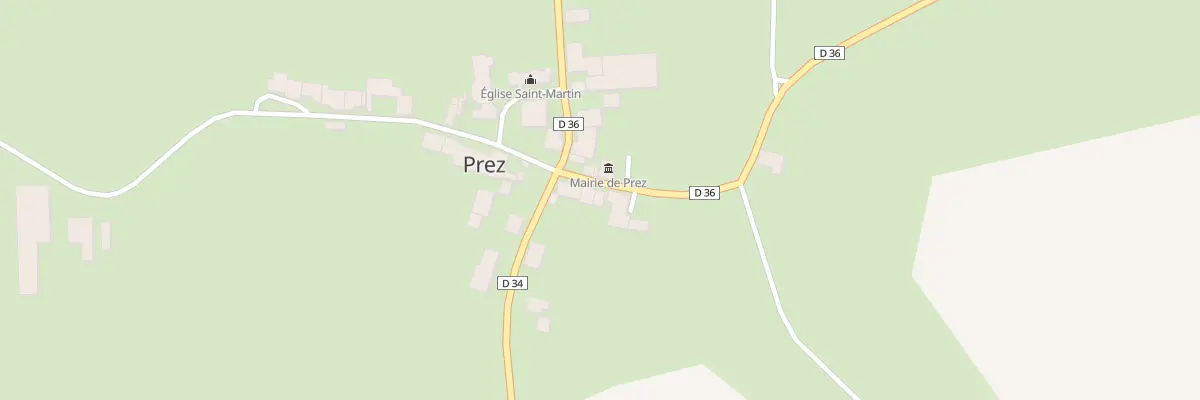 Plan du 6 Rue de la Cerleau à Prez