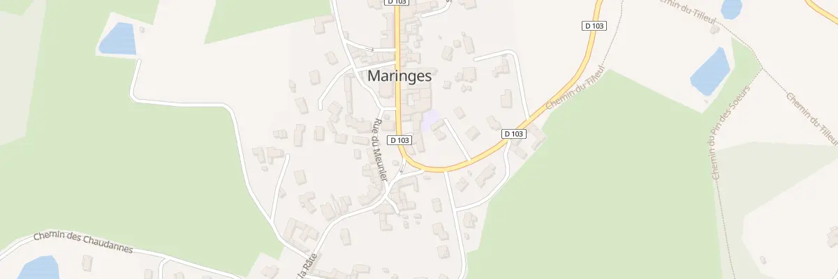 Plan du 5003 Le Bourg à Maringes
