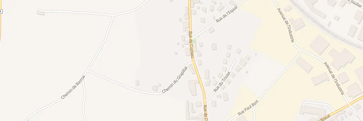 Plan du 13 Rue de Curnieu à Villars