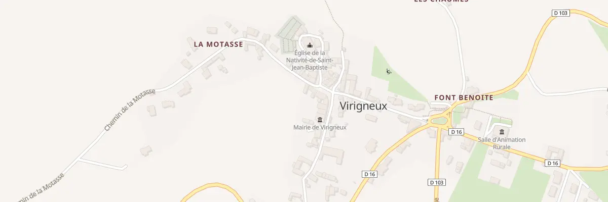 Plan du 17 Che de la Motasse à Virigneux