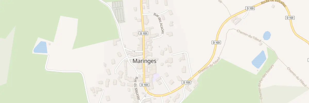 Plan du 102 Rte de Virigneux à Maringes
