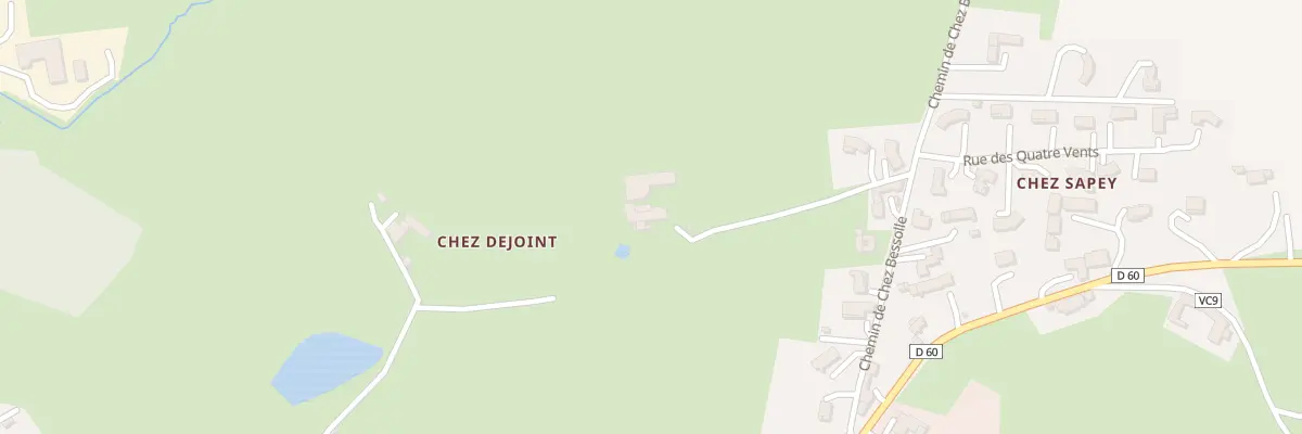 Plan du 209 Che de Chez Bessolle à Panissières