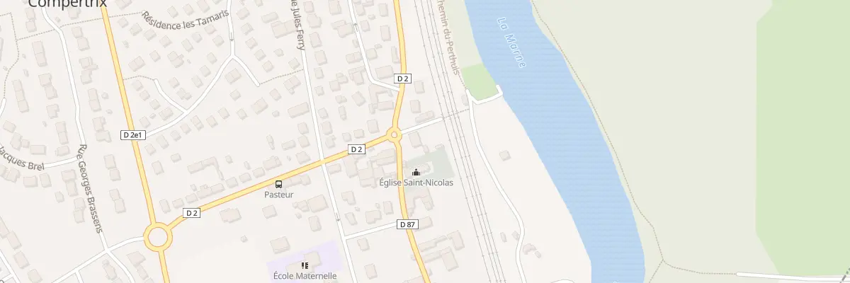 Plan du 5 Rue du Village à Compertrix