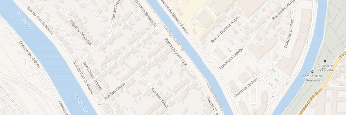 Plan du 36 Rue Montaigne à Châlons-en-Champagne