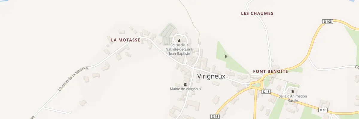 Plan du 20 Che de la Motasse à Virigneux