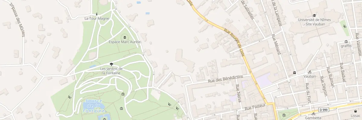 Plan du 14 Rue des Bénédictins à Nîmes