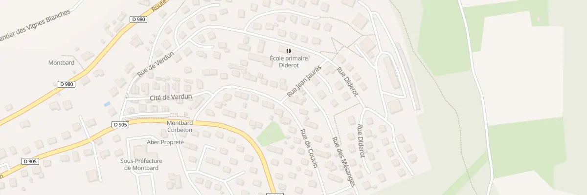 Plan du 25 Rue de Couvin à Montbard