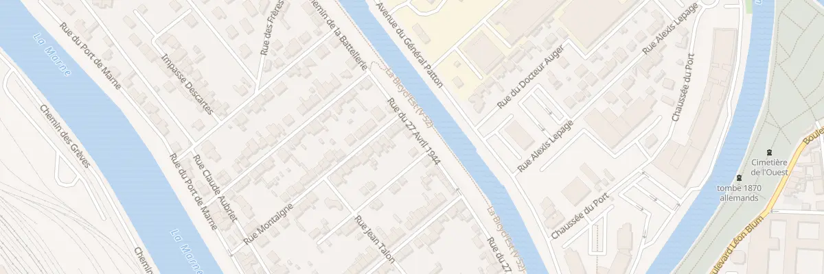 Plan du 38 Rue Montaigne à Châlons-en-Champagne