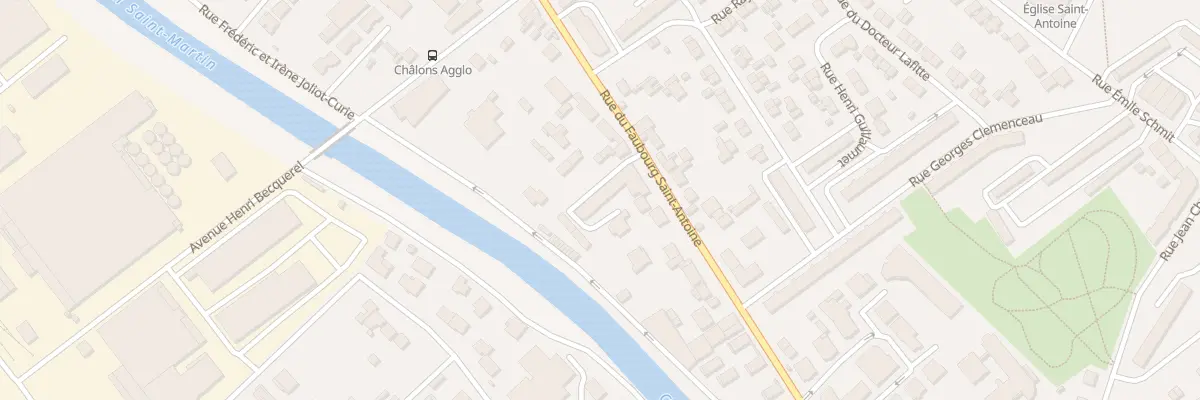 Plan du 79 Rue du Fbg Saint Antoine à Châlons-en-Champagne