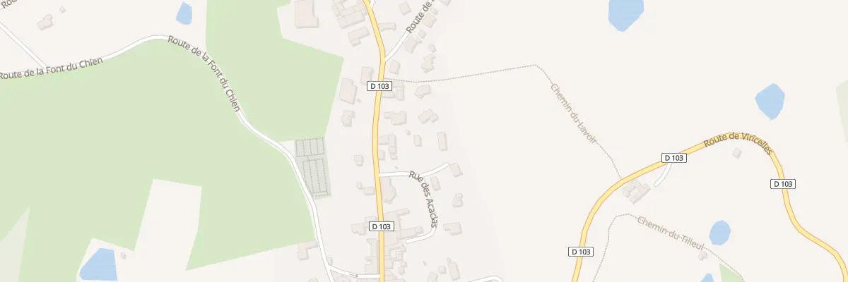 Plan du 39 Rue des Acacias à Maringes