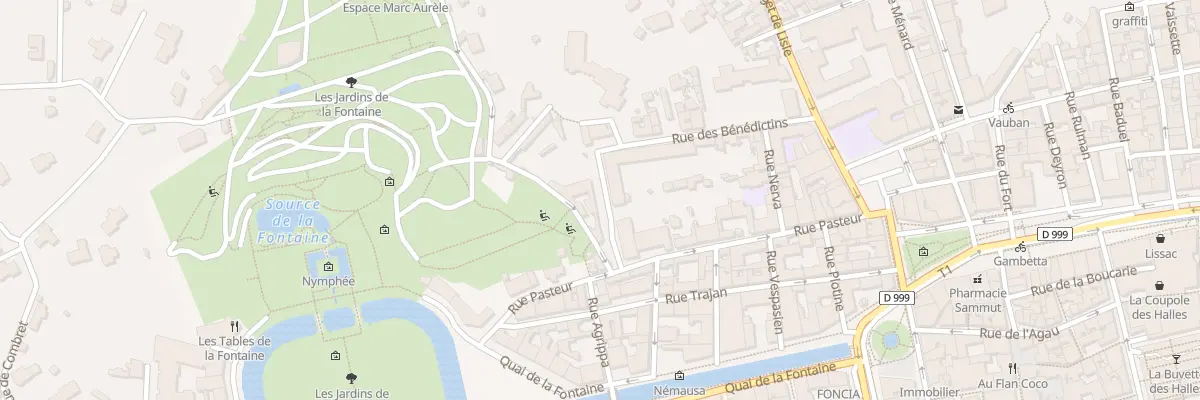 Plan du 9B Rue des Bénédictins à Nîmes