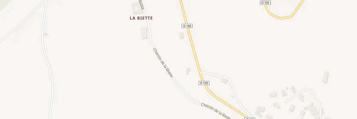 Plan du 2536 Rte de la Croix Rouge à Virigneux