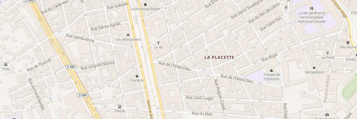 Plan du 19 Rue Ernest Renan à Nîmes