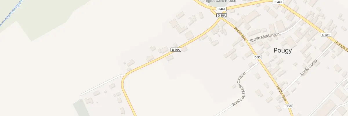 Plan du 11 Rue de la Croix Ramee à Pougy