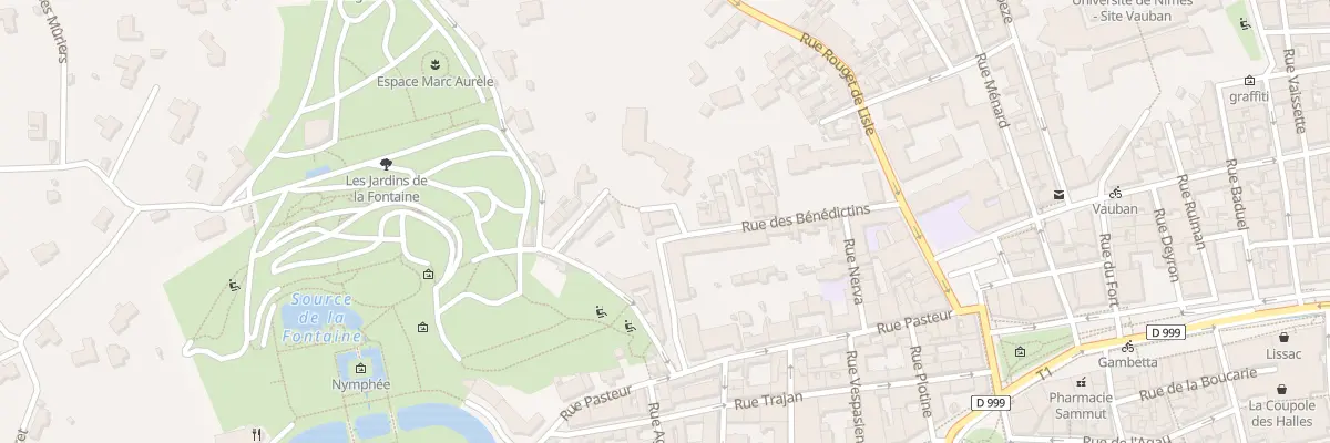Plan du 15A Rue des Bénédictins à Nîmes