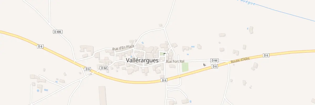 Plan du 5012 Le Village à Vallérargues