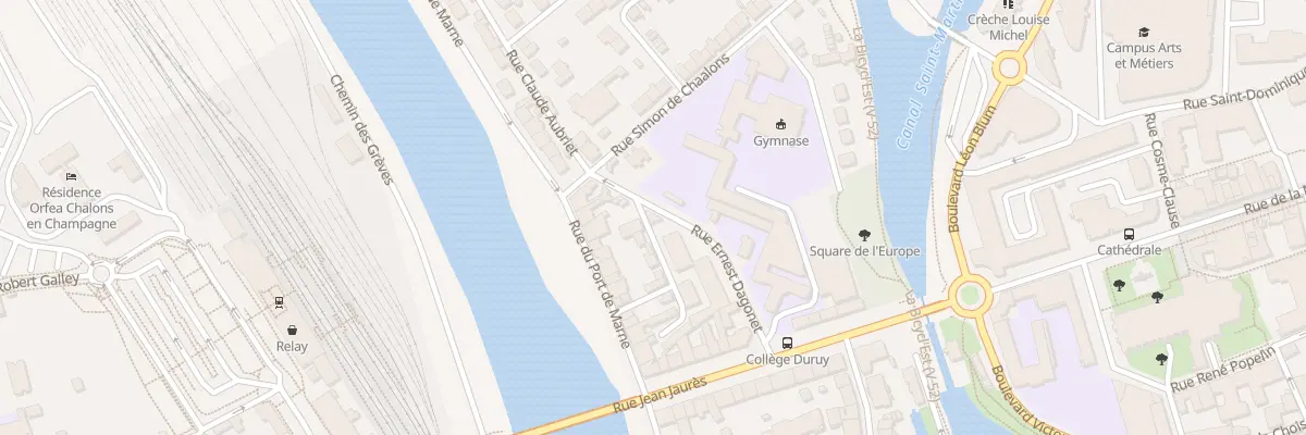 Plan du 15 Rue Ernest Dagonet à Châlons-en-Champagne