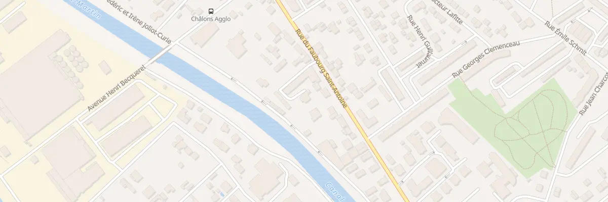 Plan du 75 Rue du Fbg Saint Antoine à Châlons-en-Champagne
