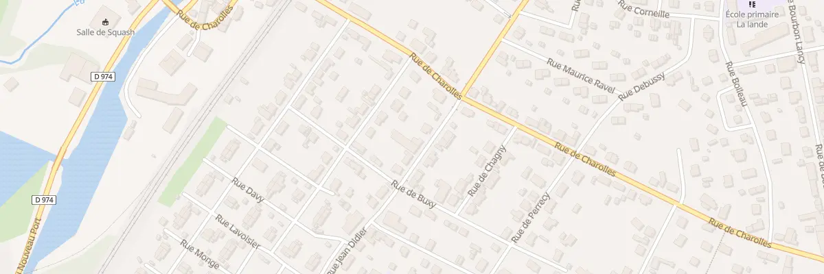 Plan du 8 Rue Jean Didier à Montceau-les-Mines