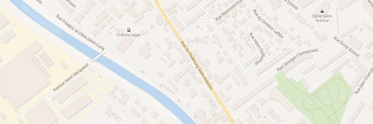 Plan du 81 Rue du Fbg Saint Antoine à Châlons-en-Champagne