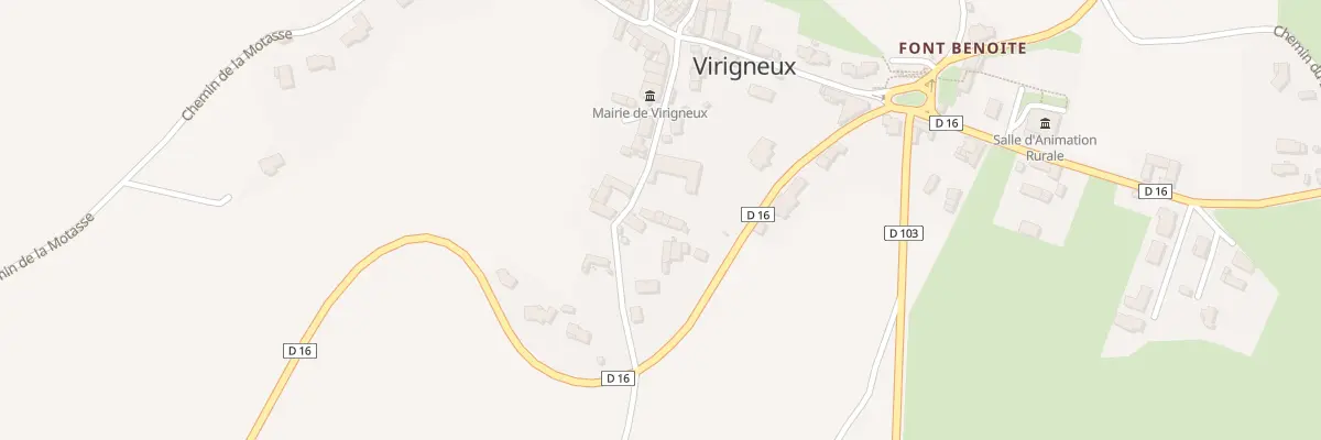 Plan du 125 Mte du Tour à Virigneux