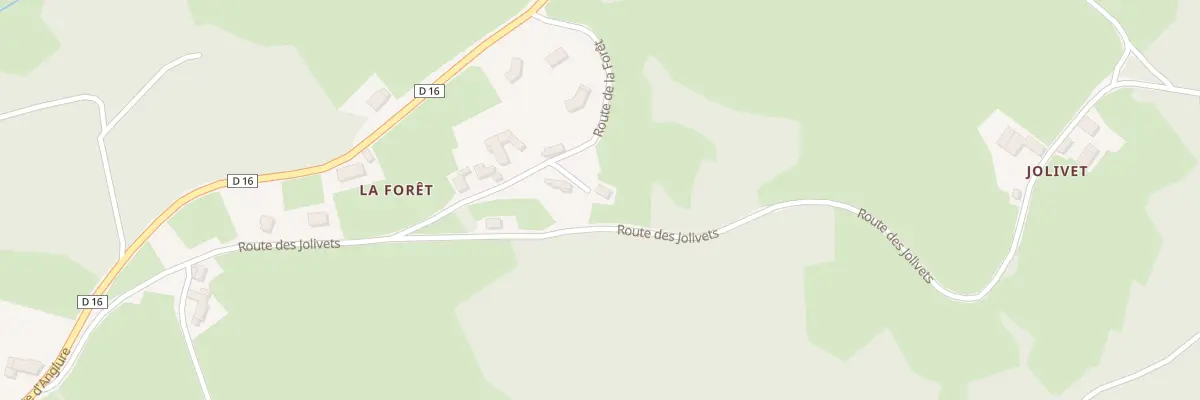 Plan du 154 Rte de la Forêt à Chauffailles