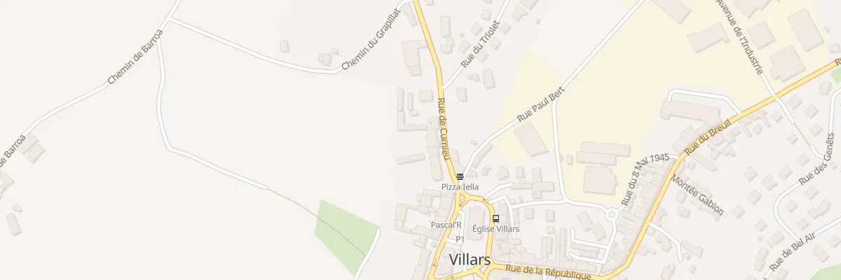 Plan du 3 Rue de Curnieu à Villars