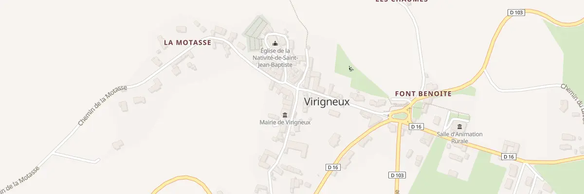 Plan du 8 Mte du Tour à Virigneux